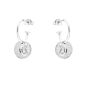 Annie Haak Full Moon Silver Hoop Earrings