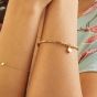 Annie Haak Love You Mum Gold Charm Bracelet - Boxed Heart