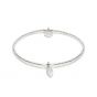Annie Haak Bulu Silver Charm Bracelet - Clear Crystal