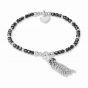 Annie Haak Eclipse Silver Bracelet - Hematite B2174-17