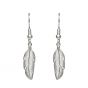 Annie Haak Feather Silver Drop Earrings