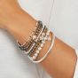 Annie Haak Hematite Twinkle Star Silver Bracelet B2171-17