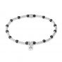 Annie Haak Hematite Solid Star Silver Bracelet B0740-17