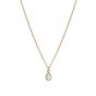 Annie Haak Itsy Bitsy Moonstone Teardrop Gold Necklace