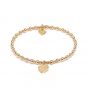 Annie Haak Mini Orchid Gold Charm Bracelet - Love You