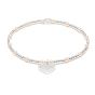 Annie Haak Minu Pearl Silver Charm Bracelet