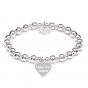 Anni Haak Orchid Silver Charm Bracelet - Follow Your Dreams