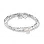 Annie Haak Pearly Silver Bracelet Stack