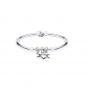 Annie Haak Rock Crystal Star Silver Charm Bracelet