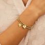 Annie Haak Santeenie Gold Charm Bracelet - Dream, Believe, Achieve B2048-17