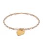 Annie Haak Santeenie Gold Charm Bracelet - Heart with Stars B2075-17, B2075-19