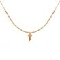 Annie Haak Santeenie Gold Charm Necklace - Feather N531-41-43