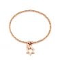 Annie Haak Santeenie Rose Gold Charm Bracelet - Open Star