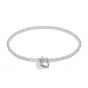 Annie Haak Santeenie Silver Charm Bracelet - Solid Heart B2072-17, B2072-19
