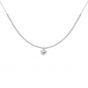Annie Haak Santeenie Silver Charm Necklace - Solid Heart N0528-41-43