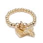 Annie Haak Santeenie Gold Charm Ring - Tiny Bee R0355