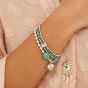 Annie Haak Serasi Tiga Turquoise Silver Bracelet