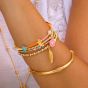 Annie Haak Summer Rainbow Gold Plated Friendship Bracelet