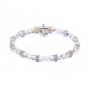 Annie Haak Swarovski Sparkle Silver Bracelet - Crystal AB B0704-17, B0704-19