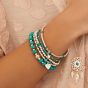 Annie Haak Mini Orchid Turquoise Charm Bracelet - Laughter Love Life