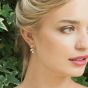 Ivory & Co Aphrodite Gold Crystal and Pearl Leaf Earrings