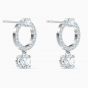 Swarovski Attract Circle Pierced Earrings 5563278