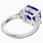 Swarovski Attract Cocktail Ring, Blue, Rhodium Plating 5515715