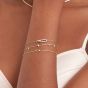 Ania Haie Silver Glam Interlock Bracelet - B037-01H