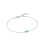 Ania Haie Silver Turquoise Wave Bracelet - B044-02H