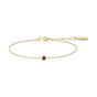 Ania Haie Crimson Solitaire Gold Bracelet. Item code B071-01G.