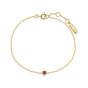 Ania Haie Crimson Solitaire Gold Bracelet. Item code B071-01G.