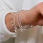 Annie Haak Mirage Storm Crystal Silver Bracelet B2694-17