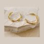 Shyla London Balearic Gold Hoop Earrings
