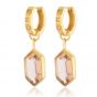 Shyla London Bardot Huggie Earrings - Champagne