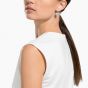 Swarovski Bella Pierced Earrings - White - Rhodium Plated 883551