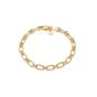 Daisy Stacked Linked Chain Bracelet - Gold BRB8004_GP