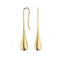 Calvin Klein Ellipse Gold Tone Drop Earrings