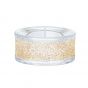 Swarovski Crystal Shimmer Tea Light Holder, Gold Tone 5428724