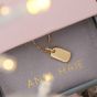 Ania Haie Glam Tag Pendant Necklace Gold Plated