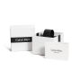 Calvin Klein Twisted Bezel Watch - Black Leather Strap