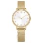 Swarovski Clarica Watch Swiss Made Metal Bracelet - Gold Tone Finish - 5740823