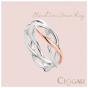 Clogau Eternal Love Weave Ring 3SCMG54