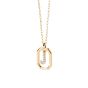 PDPaola Mini Letter J Gold Necklace CO01-521