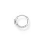 Thomas Sabo Single Hoop Earring - Silver with White Stones CR691-051-14