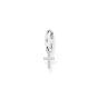 Thomas Sabo Single Hoop Earring - Silver with Cross Pendant CR709-051-14