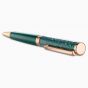 Swarovski Crystalline Ballpoint Pen, Green, Rose Gold Plating 5479562