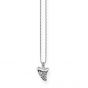 Thomas Sabo Silver and Diamond Ethnic Tooth Necklace D_KE0014-356-21