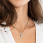 Thomas Sabo Silver and Diamond Ethnic Tooth Necklace D_KE0014-356-21
