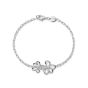 Daisy Bow Bracelet - Silver BPBR01_SLV
