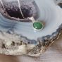 Daisy Green Aventurine Healing Necklace - Silver HN1001_SLV